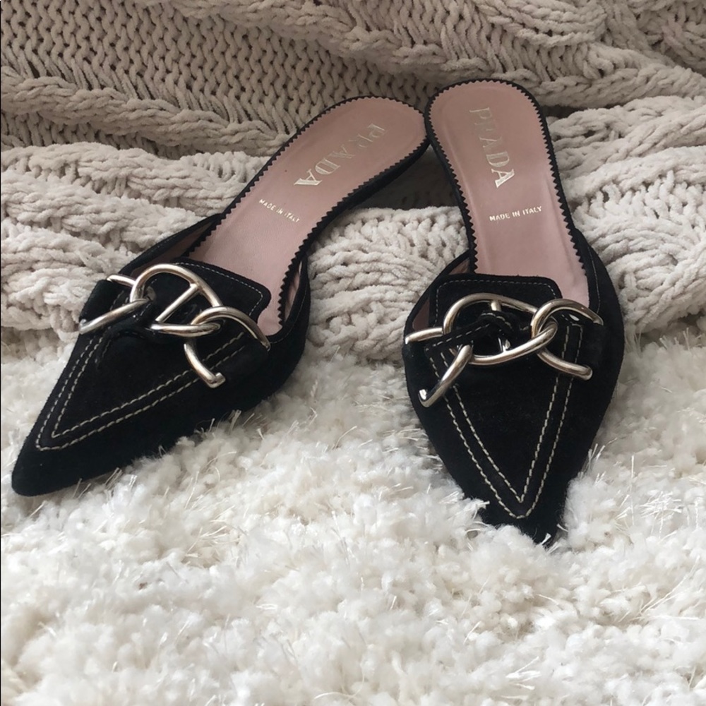 Prada made in Italy kitten heals
